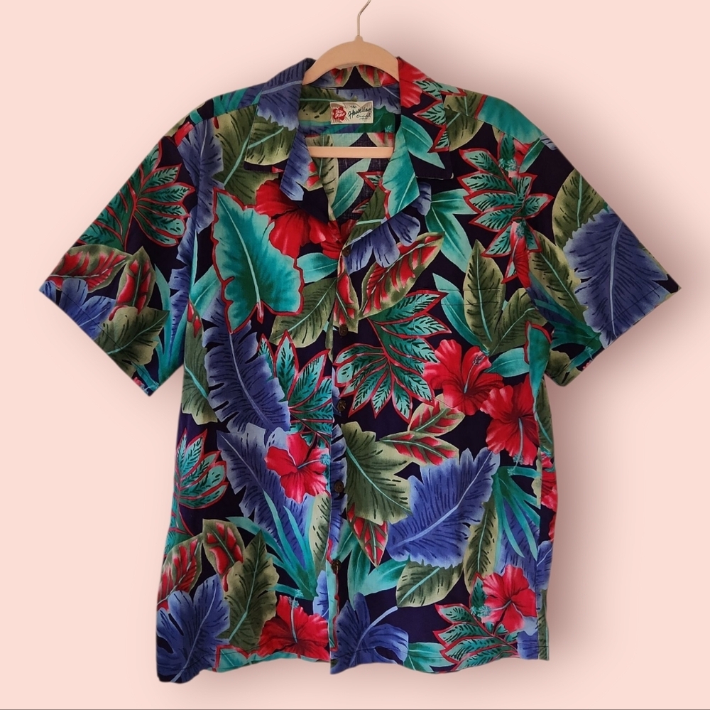 Hilo Hattie | Vintage Tropical Hawaiian Shirt Floral